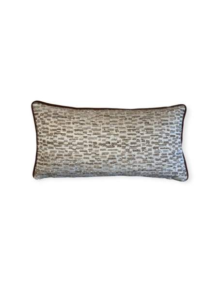 Cappuccino Collection Dokulu Bel Yastık Kılıfı