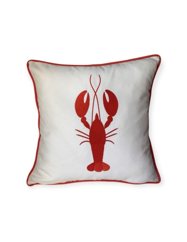 Seaside Collection Istakoz Nakışlı Yastık Kılıfı